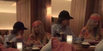 Peña Nieto y su novia Tania Ruiz cenando en New York disfrazados de Hippies