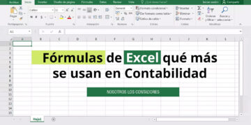Fórmulas de Excel qué más se usan en Contabilidad