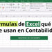 Fórmulas de Excel qué más se usan en Contabilidad